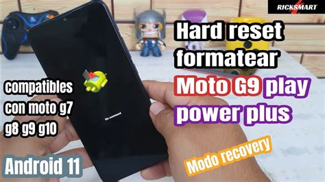 Formatear O Hard Reset Motorola Moto G Play Power Plus Compatible Con