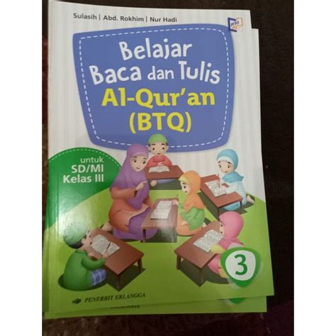 Jual Belajar Baca Dan Tulis Al Quran BTQ Kelas 3 SD Shopee Indonesia