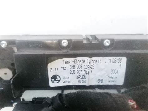 3u0907044a 5hb008139 22 Climate Control Panel Heater Control Switches