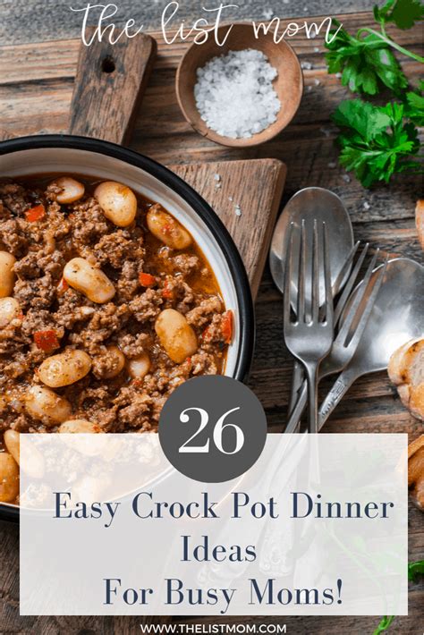 Easy Crock Pot Meals For Busy Moms