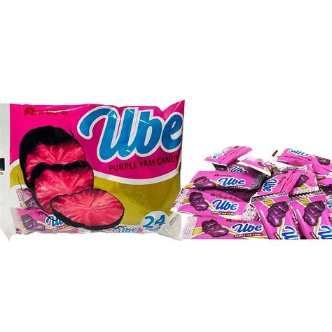 Annies Ube Purple Yam Candy 24 Pcs 145g Pinoyhyper