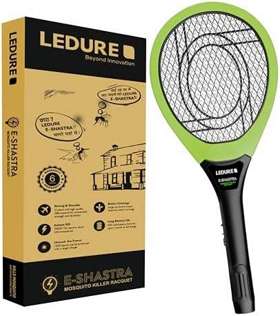 HIT Anti Mosquito Racquet Rechargeable Insect Killer Bat With LED