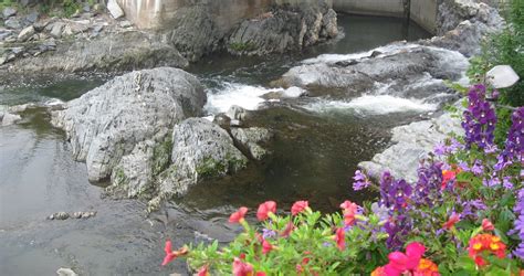 These are considered the "lower" Waits River Falls, just a set of rapids under the Main Street ...