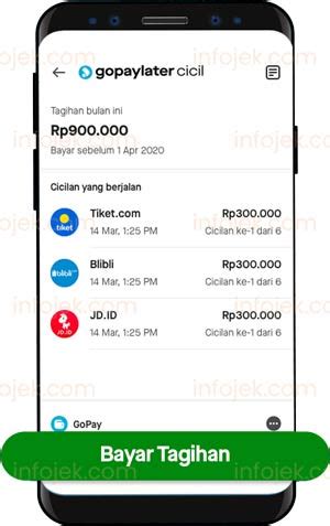 Cara Bayar Gopaylater Cicil Gopay Va Bca Biaya Admin Infojek