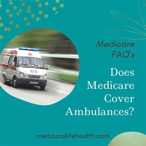 Does Medicare Cover Ambulance Services? - Medicare Life Health