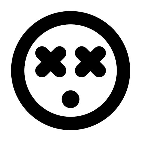 Smiley X Eyes Bold Vector Svg Icon Svg Repo