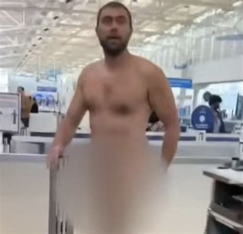 Drunk And Naked Man Casually Strolls Through Florida Airport Before