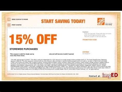 How do I get Home Depot 20% off coupons? - EasyRelocated