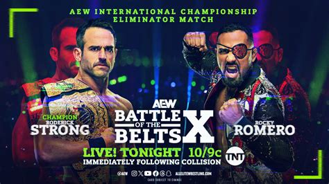 AEW Battle Of The Belts X Y Collision 2024 Cartelera Y Horarios En Vivo