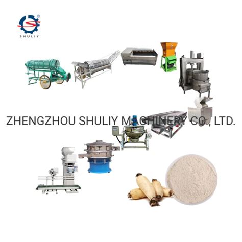 Starch Production Line Cassava Potato Starch Production Making Machine