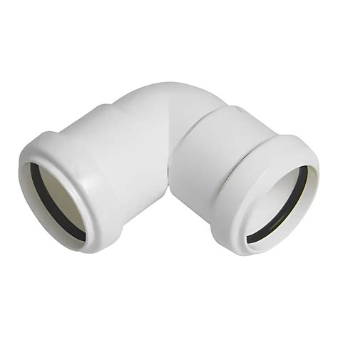 FloPlast Black Pushfit Waste Tank Connector 40mm On Demand Supplies