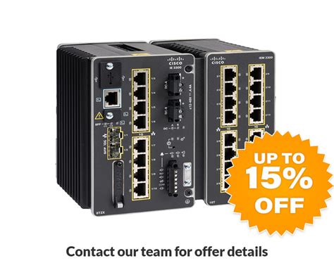 Cisco IE 3300 8T2S E Industrial Ethernet Switches