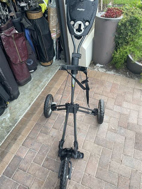 Bag Boy Express Golf Push Pull Cart Wheeler Sidelineswap