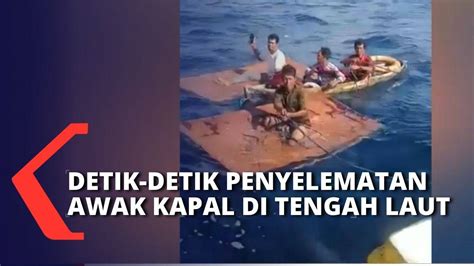 Kapal Tenggelam Karena Dihantam Gelombang Nahkoda And Awak 4 Jam