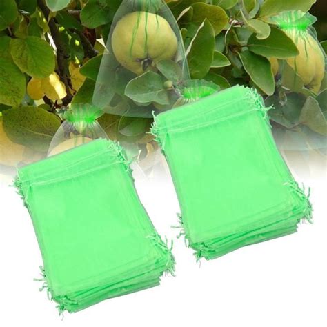 POU 100pcs Sac De Protection Des Fruits Sac De Corde Anti InPOUtes