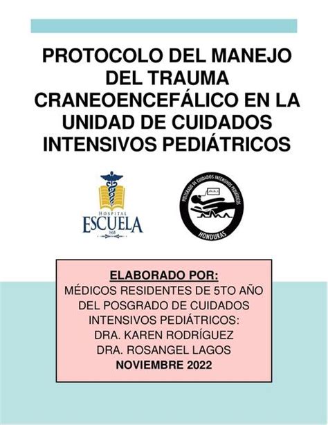 PROTOCOLO DEL MANEJO DEL TRAUMA CRANEOENCEFÁLICO Cicely Lainez uDocz