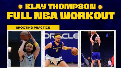 Klay Thompson FULL NBA WORKOUT TRAINING Become The Greatest Shooter