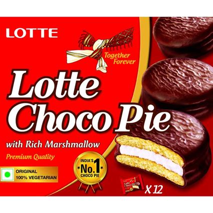 Buy Lotte Choco Pie Real Orange G Box Online At Natures Basket