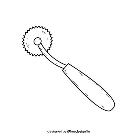Tracing Wheel For Sewing Drawing Black And White Clipart Free Download