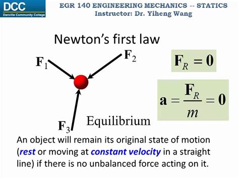 Statics Lecture 03 Newtons Fundamental Laws Revised Youtube