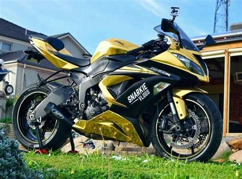 Zx6r Gold Zx6r Abs Boys Track Bike Sport Bikes Motorbikes