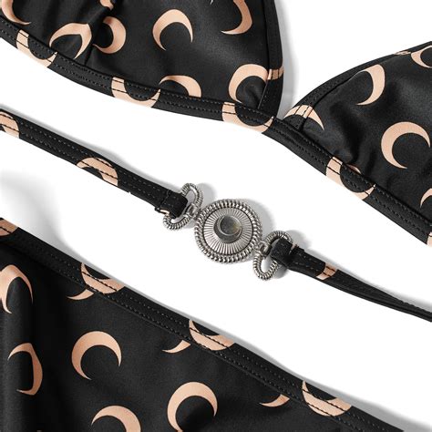 Marine Serre Moon Print Bikini Inverse Tan End Us