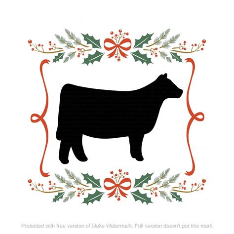 Show Heifer Digital Design Show Steer Png, Show Cattle Png, Stock Show ...