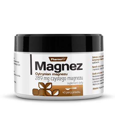 Magnez Cytrynian Magnezu W Proszku 100g Pharmovit