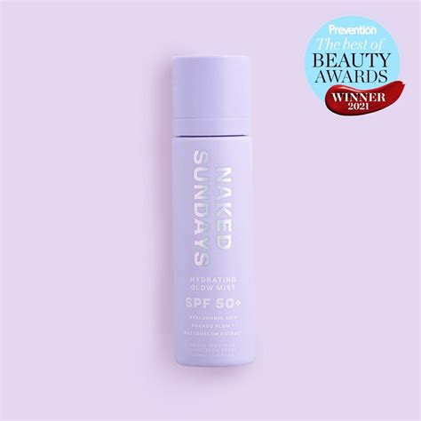 Naked Sundays Spf Hydrating Glow Mist Top Up Luxurious Wellniss