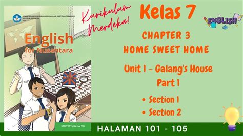 Kurikulum Merdeka Kelas 7 Bahasa Inggris Chapter 3 Unit 1 Galang S