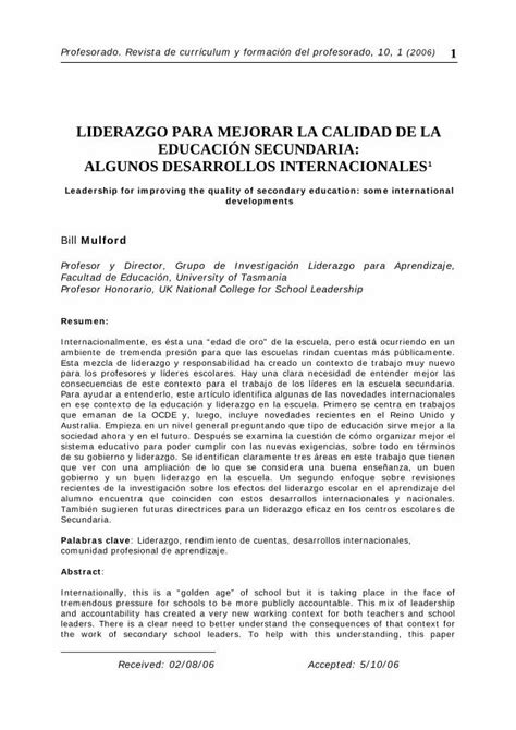 PDF LIDERAZGO PARA MEJORAR LA CALIDAD DE Recfpro Rev101ART2