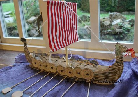 Oar Some Model Boat Time To Craft Boat Crafts Viking Longboat