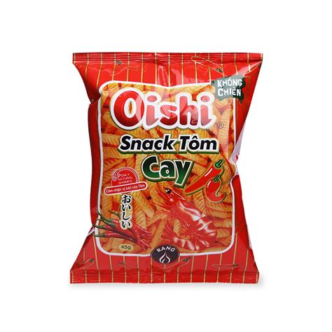 Bim Oishi Snack tôm cay gói 45g TEASY MART