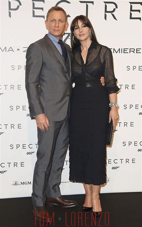 Daniel Craig and Monica Bellucci at the "Spectre" Rome Premiere | Tom + Lorenzo