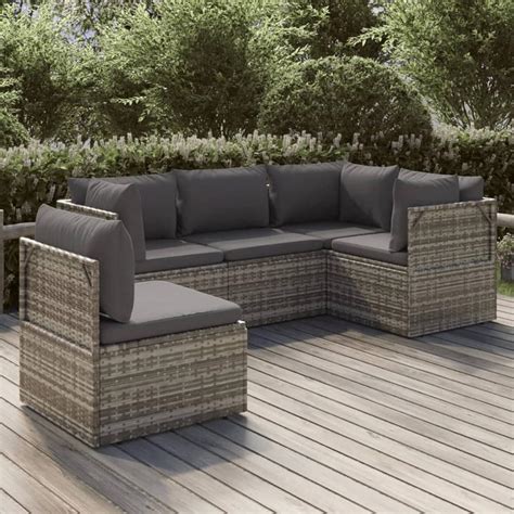 Yolola gartenmöbel Set 5 TLG mit Stauraum gartenlounge Lounge