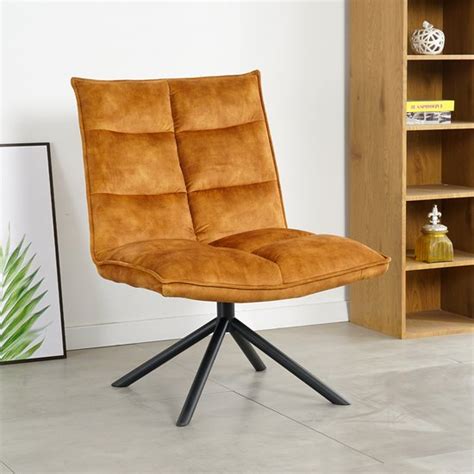 Nuvolix Fauteuil Santiago Velvet Relaxstoel Lounge Stoel