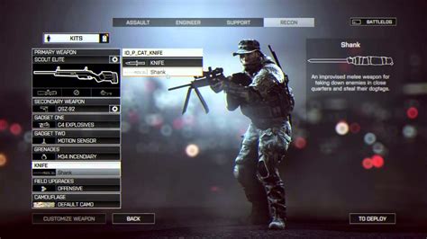 Battlefield 4 Recon Class