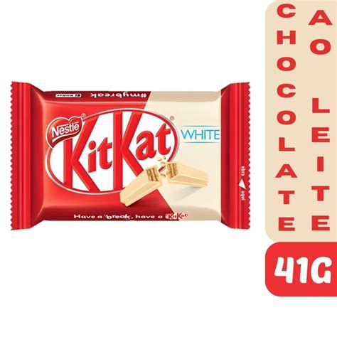 Chocolate Branco Kitkat Ao Leite G Shopee Brasil