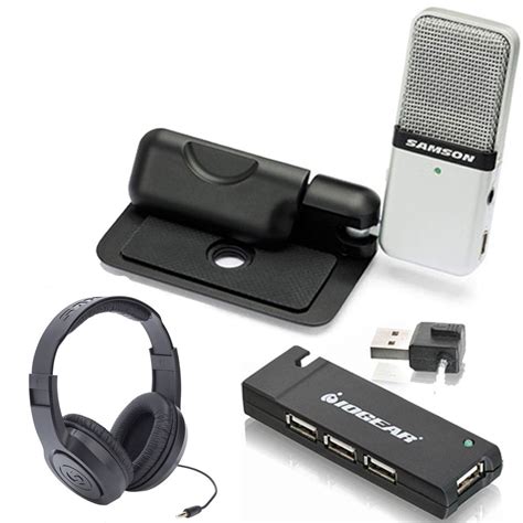 Samson Go Mic Portable USB Condenser Microphone Bundle With Samson ...