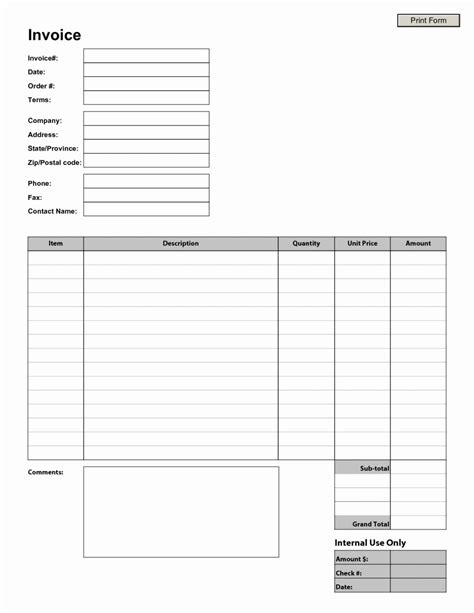 Event Planner Invoice Template