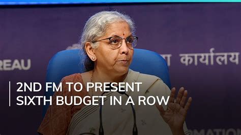 Nirmala Sitharaman To Present The Budget For 6th Time In A Row After