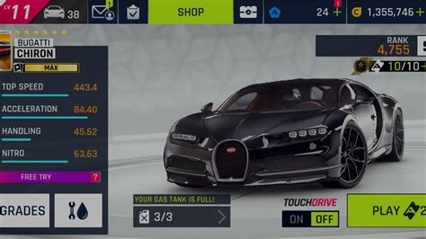 Asphalt Legends Bugatti Chiron Gameplay A Beast Youtube