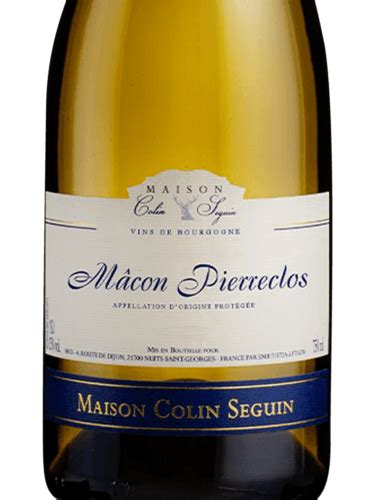 Maison Colin Seguin M Con Pierreclos Excellence Vivino Us