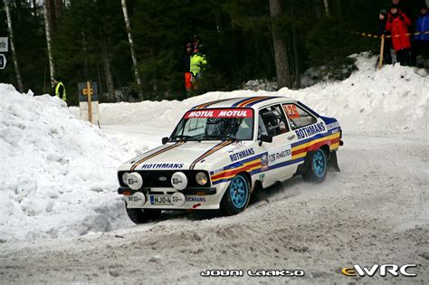 Jauhiainen Ville Nirkkonen Tapio Ford Escort Rs Mkii