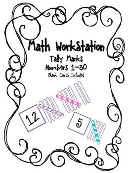 Math Station - Tally Marks by Mrs Morales | Teachers Pay Teachers