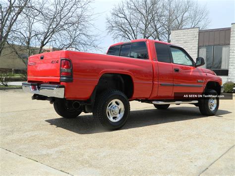 2001 Dodge Ram 2500 Cummins Diesel 4x4 Slt Extended Cab