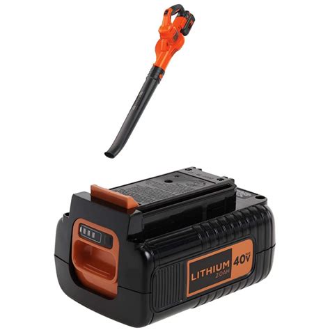 Blackdecker Lsw40c Lithium Sweeper 40 Volt Battery Pack Kit W Extra