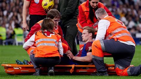 Barcelona Hit By Frenkie De Jong Blow Midfielder Out For Season Soccer