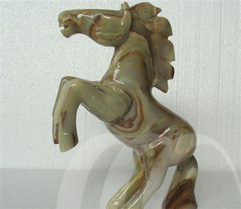 Onyx Horse Sculpture