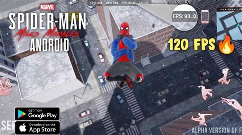 Spider Man Mobile 120 FPS Gameplay Miles Morales FanMade YouTube